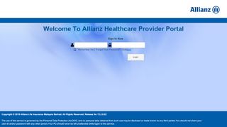 
                            6. Allianz Healthcare Provider Portal - Allianz Malaysia