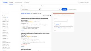 
                            9. Allianz Insurance Jobs, Employment | Indeed.com