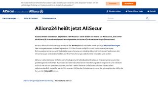 
                            6. Allianz24 jetzt AllSecur | AllSecur