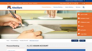 
                            5. Allied Asaan Account - Allied Bank Limited