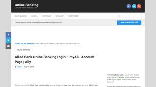 
                            2. Allied Bank Online Banking Login - www.login.abl.com | myABL