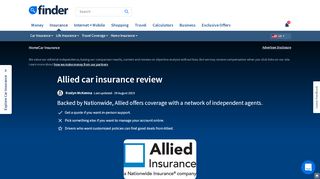 
                            9. Allied car insurance [Review] | finder.com