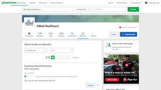 
                            4. Allied Healthcare Employee Benefits and Perks | Glassdoor