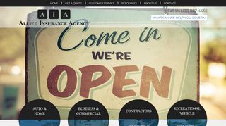 
                            3. Allied Insurance Agency Home Page