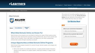 
                            6. Allied Schools Online Programs | Allied Online