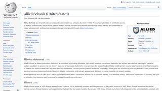 
                            5. Allied Schools (United States) - Wikipedia