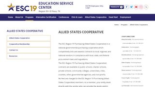 
                            6. Allied States Cooperative - Region 19