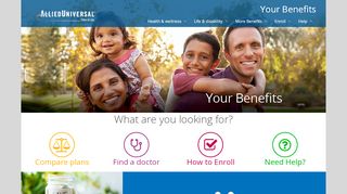 
                            3. Allied Universal Benefits Website