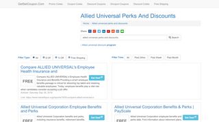 
                            7. Allied Universal Perks And Discounts - getsetcoupon.com