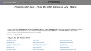 
                            9. allieddispatch.com - Allied Dispatch Solutions LLC - Home