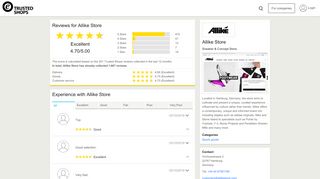 
                            6. Allike Store Customer Reviews & Experiences | Trusted Shops