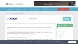 
                            6. AllMeds EHR Software - Pricing, Demo & Comparison Tool