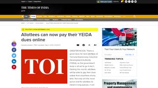 
                            5. Allottees can now pay their YEIDA dues online | Noida News ...