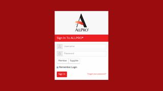 
                            1. ALLPRO - Login