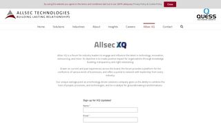 
                            6. Allsec XQ | The Thought Leadership Forum - Allsec