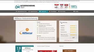 
                            8. AllSecur Autoversicherung Test der große …