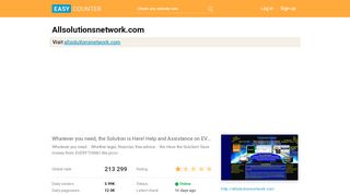 
                            9. Allsolutionsnetwork.com: Whatever you need, the …