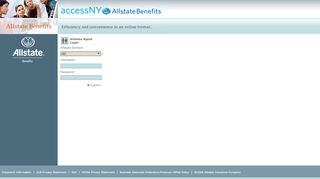 
                            6. Allstate Agent Login - AccessNY Allstate Benefits