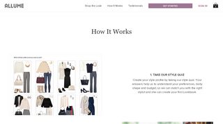 
                            4. Allume's Online Personal Styling Service, How It Works