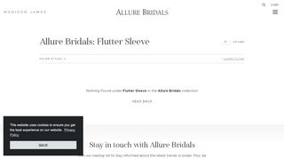 
                            6. Allure Bridals: Flutter Sleeve