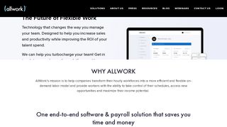 
                            2. AllWork: The Future of Flexible Workforce Management