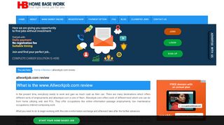 
                            6. allworkjob.com review - homebasework.net