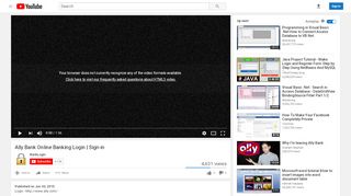 
                            3. Ally Bank Online Banking Login | Sign-in - YouTube