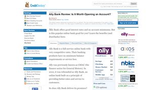 
                            6. Ally Bank Review 2019: Is Online Savings Safe & CD Rates Good?