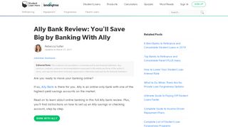 
                            9. Ally Bank Review: High Rates and Low ... - Student …