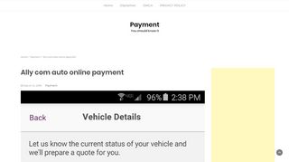 
                            3. Ally com auto online payment - Payment