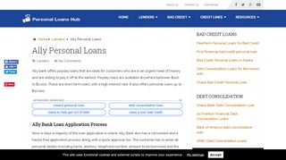 
                            7. Ally Personal Loans