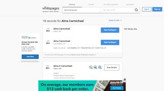 
                            5. Alma Carmichael - Phone, Address, Background info | Whitepages