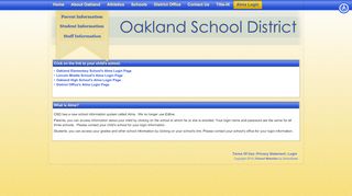 
                            4. Alma Login - Oakland School District - School Websites