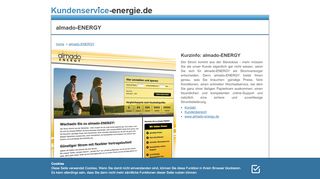 
                            4. almado-ENERGY | kundenservice-energie