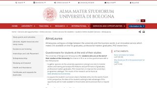 
                            4. AlmaLaurea — University of Bologna