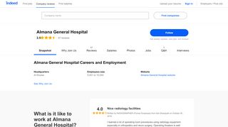 
                            7. Almana General Hospital Careers and Employment | Indeed.com