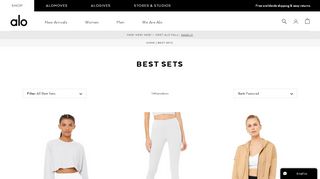 
                            9. Alo Yoga Best Sets | Women's Yoga Clothing