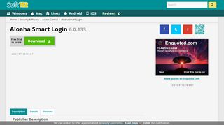 
                            5. Aloaha Smart Login 6.0.133 Free Download