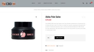 
                            8. Aloha Pain Salve – Apple CBD Plus