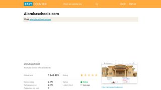 
                            6. Alorubaschools.com: alorubaschools - Easy Counter