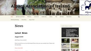 
                            8. Alpaca Association of Ireland News