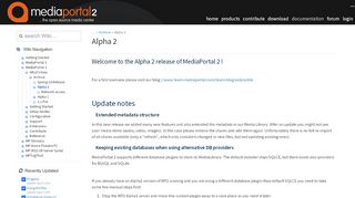 
                            1. Alpha 2 - MediaPortal