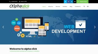 
                            6. Alpha Click - Web Design | Development