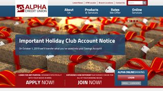 
                            3. Alpha Credit Union – Homepage