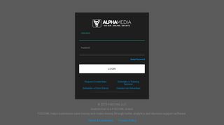 
                            3. Alpha Media Analytics: Login