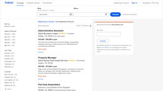 
                            9. Alpha Media Jobs, Employment | Indeed.com
