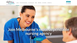 
                            2. Alpha Nursing - Nursing and in home care agency Melbourne