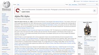 
                            6. Alpha Phi Alpha - Wikipedia