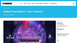 
                            5. Alpha Portal (Astrix + Ace Ventura) – Insomniac