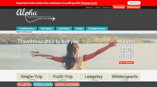 
                            6. Alpha Travel Insurance - Simple & Straightforward Cover